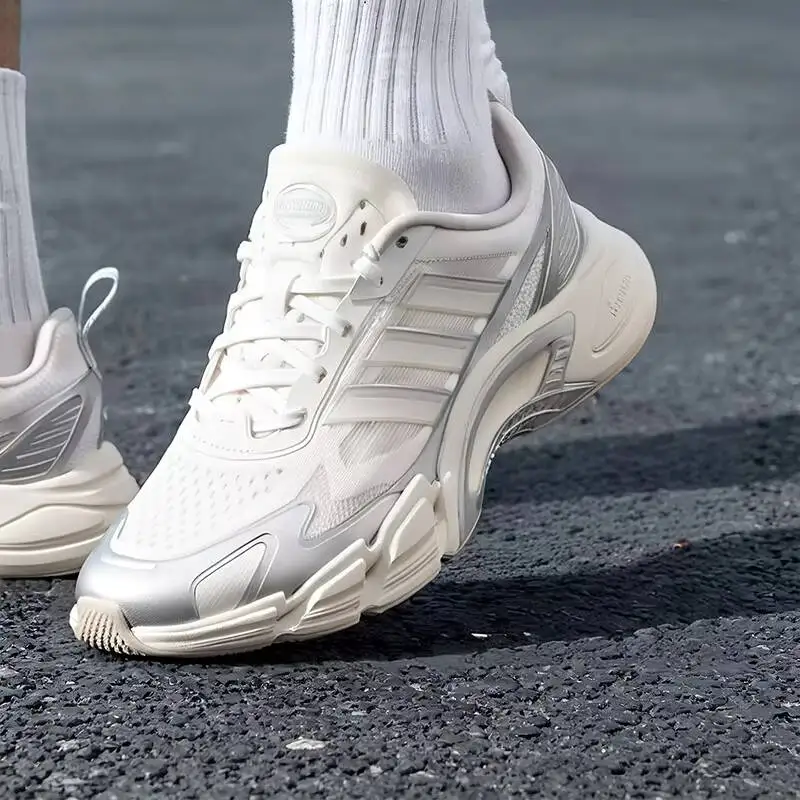 New Adidas Hollow Mesh Mech Warrior Thick-Tread Breathable Heightened Leisure Sports Shoes KJ1701