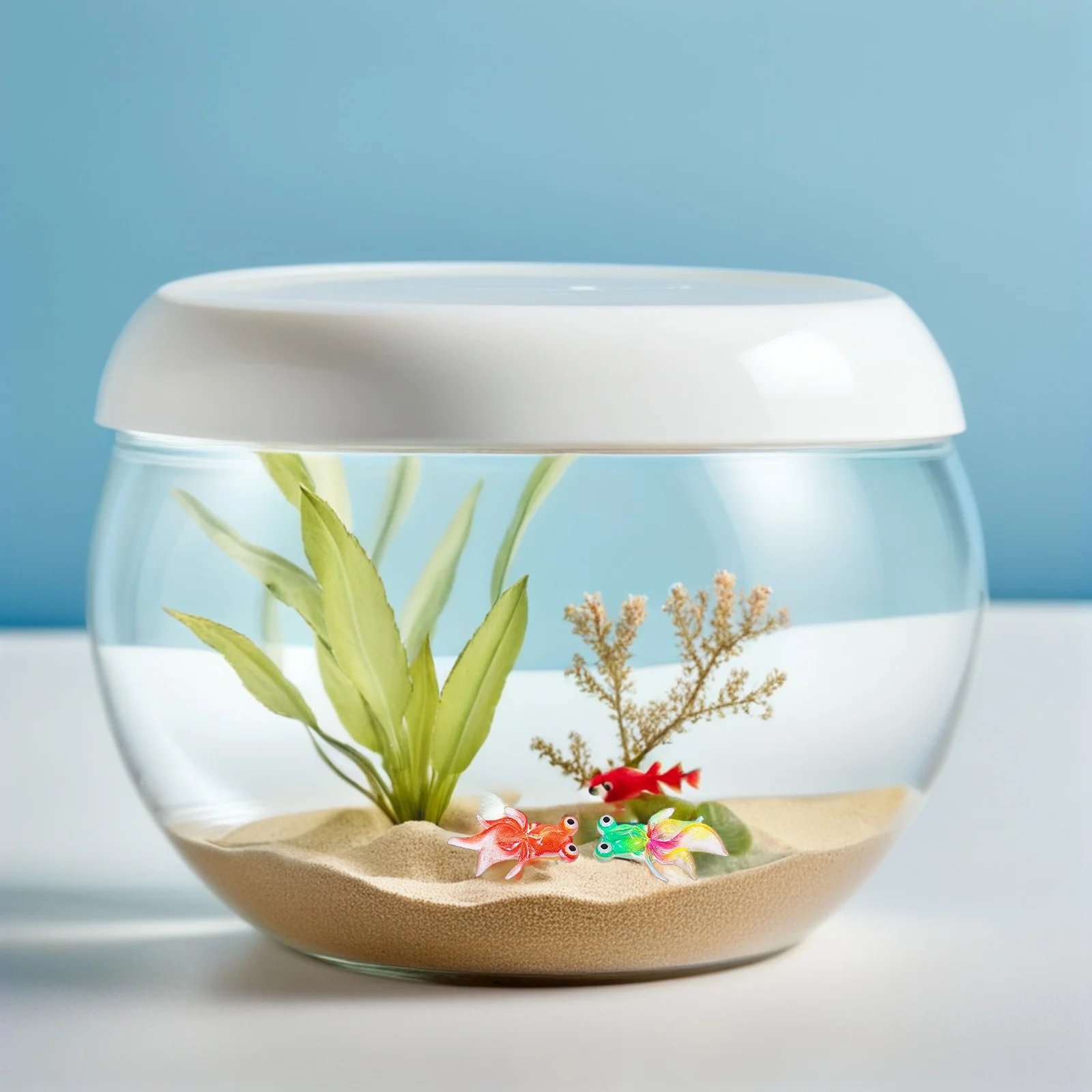 

20Pcs Mini Resin Goldfish Decorations Realistic Tiny Fish Ideal for Dollhouse Fish Tank Fairy Garden DIY Micro Landscape Decor