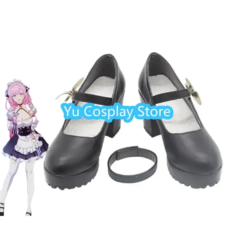 Elysia Cosplay Shoes Game Honkai Impact 3 Cosplay Prop Halloween Carnival Boots PU Shoes Custom Made