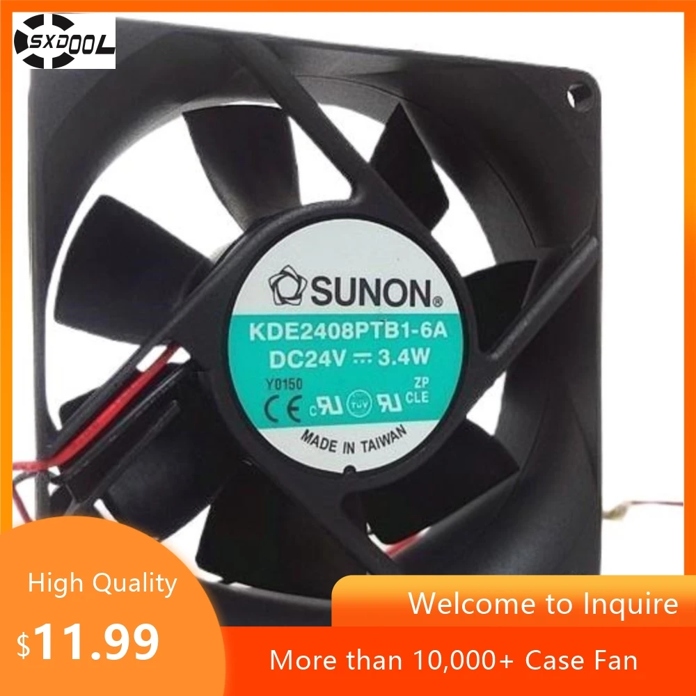 

1pcs 8025 24 V 3.4 W 8 M 8 Cm Case Fans KDE2408PTB1 Big Air Volume Frequency Converter