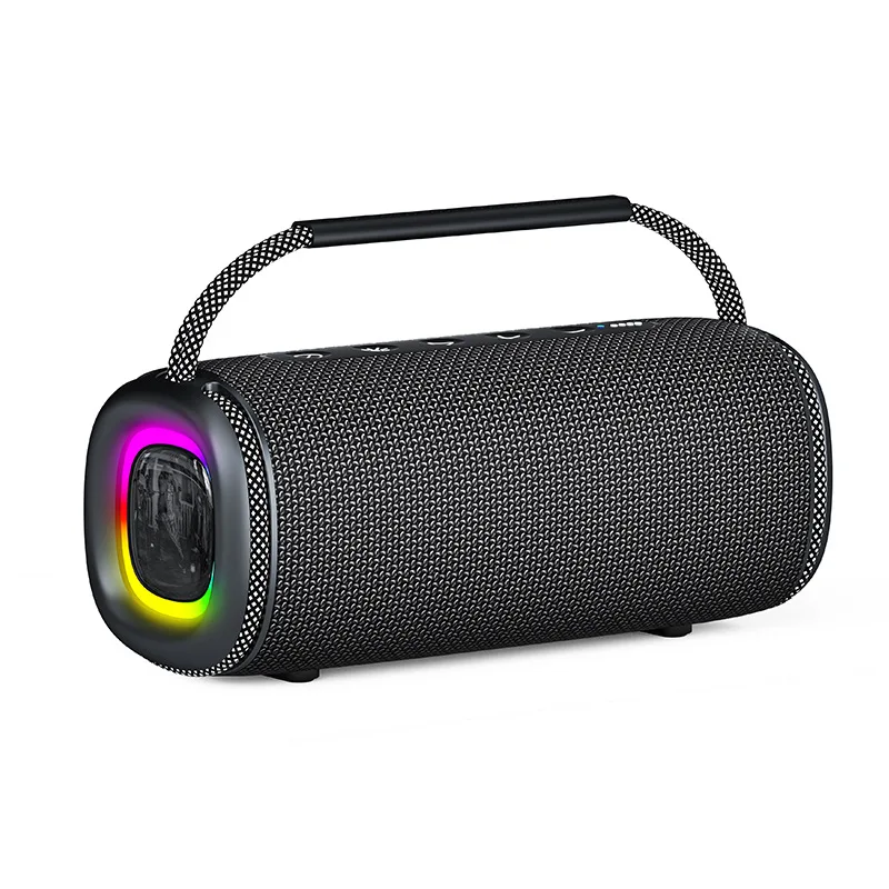 New Wireless Bluetooth Speaker Outdoor Waterproof Portable Overweight Subwoofer with RGB Light Stereo Portable Stereo