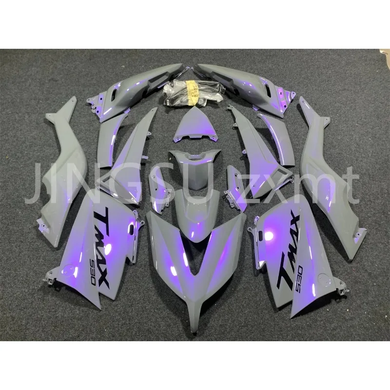 

a/New ABS Whole Motor Fairings Kit Fit for YAMAHA Tmax 530 2015 2016 15 16 Bodywork Set Gray Custom Dazzling blue
