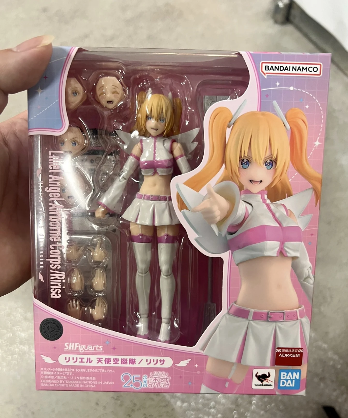 

Bandai SHF 2.5 Dimensions Lilisha Angel Sky Support Team Can Move Collectible Model Decoration
