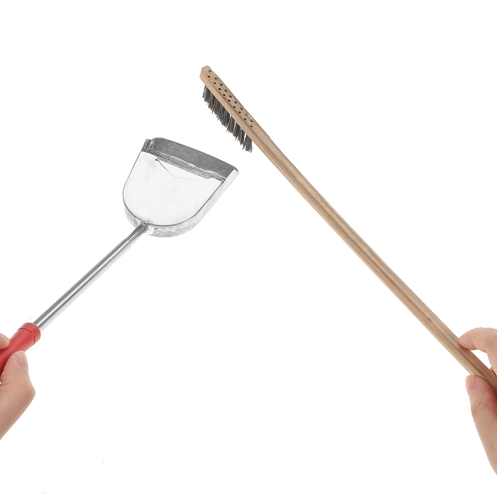 

2pcs Bird Cage Cleaning Tools Telescopic Long Handle Brush for Pet Bird Cage Supplies Mop Poop Remover Tool Set