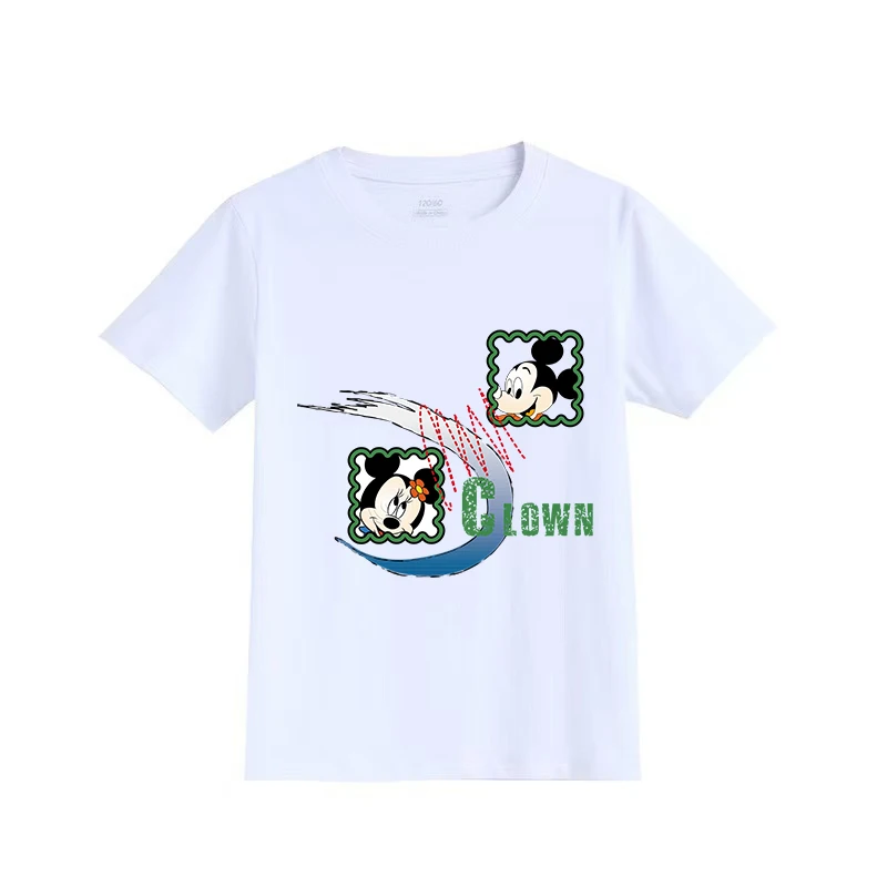 

Children's T-shirt Disney Mickey Donald Duck Parent-child Summer Cute Niche Design