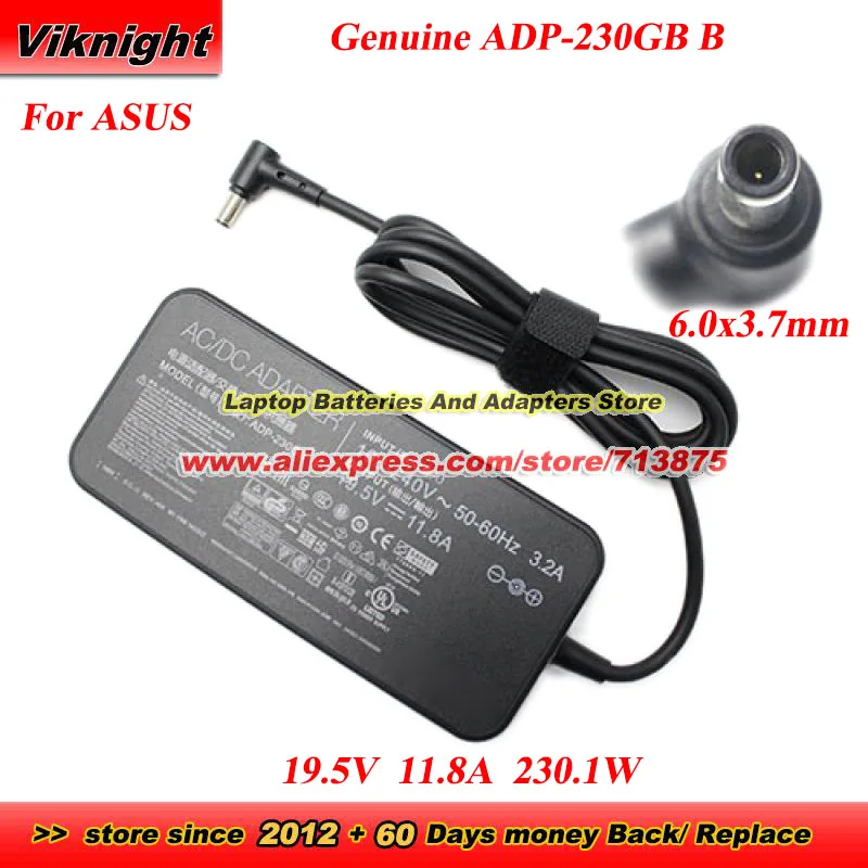 Genuine ADP-230GB B AC Adapter 19.5V 11.8A 230.1W for ASUS TUF 506IV FA506IV-AL403T G712LV GL704GM GX501 GX502 GL502 S5D S7D