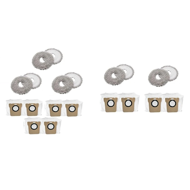 Dust Bag Mop Cloth For Mijia B101CN/ Dreame S10/S10 Pro/ L10S Ultra Robot Vacuum Cleaner Replacement Attachment