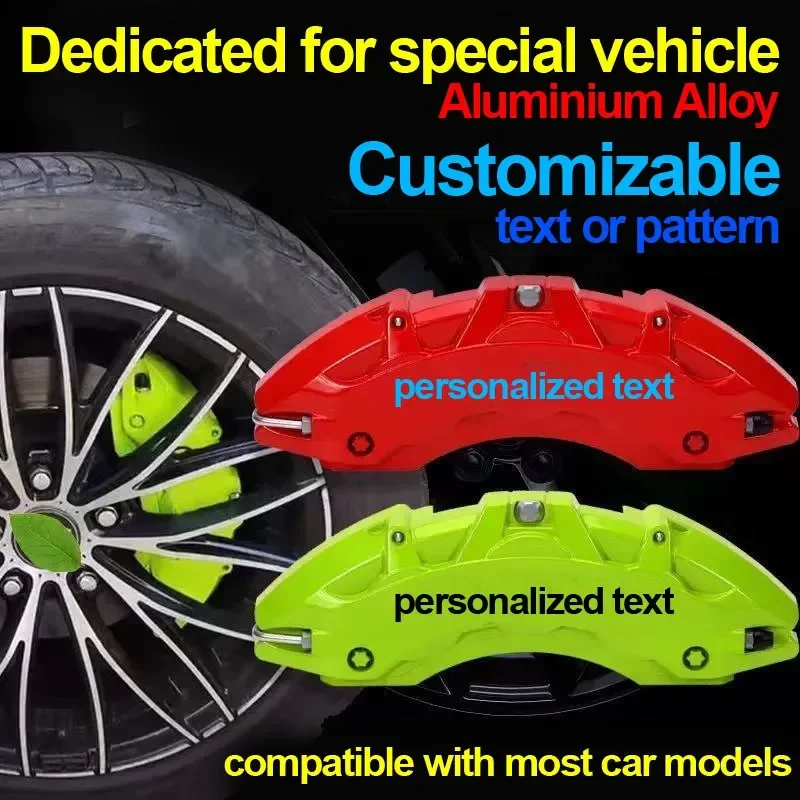 

2/4pcs for Special Vehicles Aluminum Alloy Caliper Decorative Cover Brake Sporty Style Decorate Customized for AUDI Changan