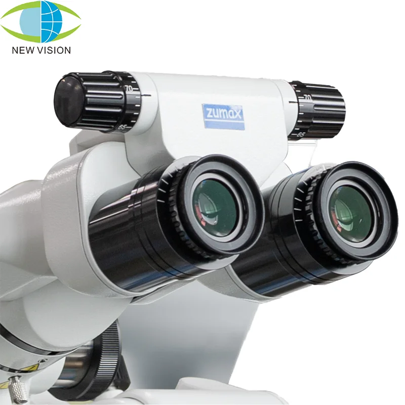 Zumax OMS 1800 光学式手術用顕微鏡は、眼科、脳神経外科、耳鼻咽喉科の手術に適しています。 角度調整可能