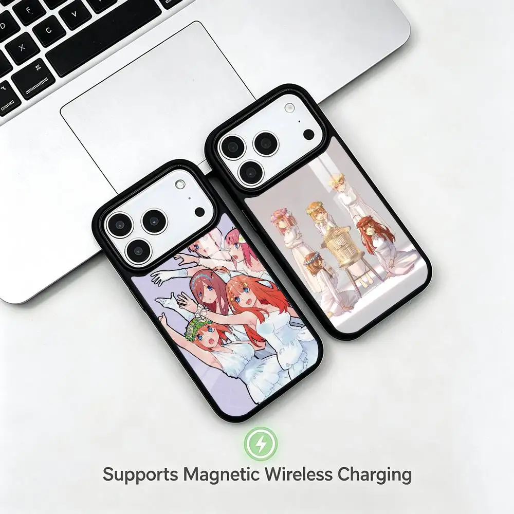 The Quintessential Quintuplets gift Phone Case For iPhone17,16,15,14,13,12,11 Plus,Pro Allows magnetic wireless charging