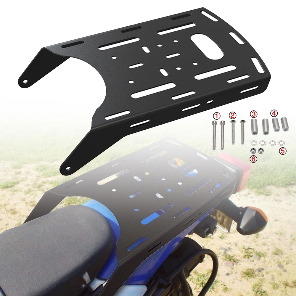 Fit For Suzuki DRZ400S/E DRZ400SM DRZ-400 E/S/SM 2000-2023 Motorycle Rear Luggage Fender Luggage Rack Cargo Holder Shelf Bracket