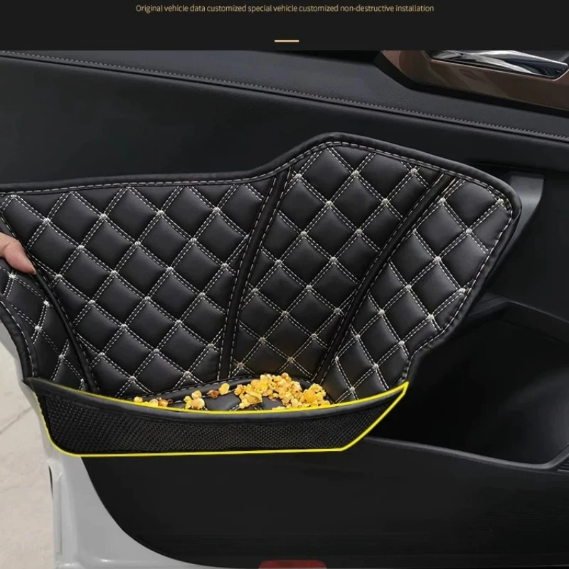 For Volkswagen Golf 8 R Line Golf 7./7.5 2014-2026 Car Door Slot Pad Door Storage Box Modification Interio Accessories MK8/7.5/7 view 2