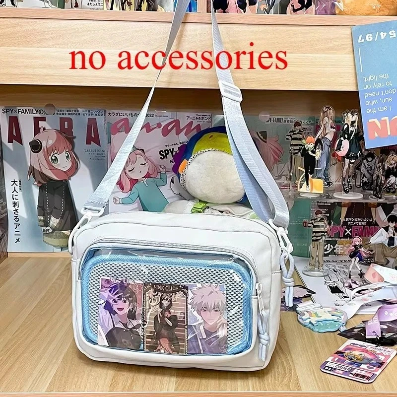 Japanese See-Through Itabag Small Appetite Single Shoulder Crossbody Versatile Casual Mobile Phone Bag for Women