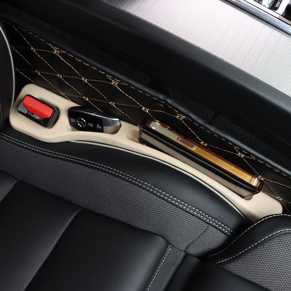 ل Xpeng G6 P7 P7i X9 G3 G3i G9 P5 X2 N5 F30 H93 2 قطعة مقعد السيارة العالمي مانعة للتسرب شرائط غطاء الفجوة الجانب التماس حشو التخزين #3