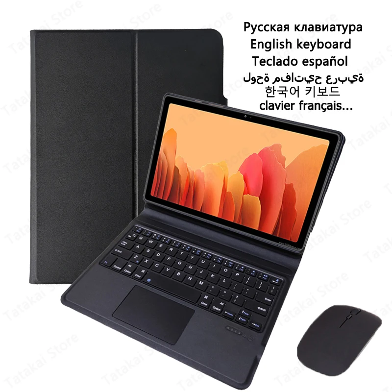 

All-in-one Touchpad Keyboard Case for Samsung Galaxy Tab A7 Case 10.4 SM-T500 T505 Cover for Galaxy Tab A7 10 4 2020 Teclado