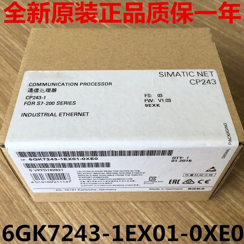 6GK7243-1EX00-0XE0 CP243-1 6GK7 243-1EX01-0XE0