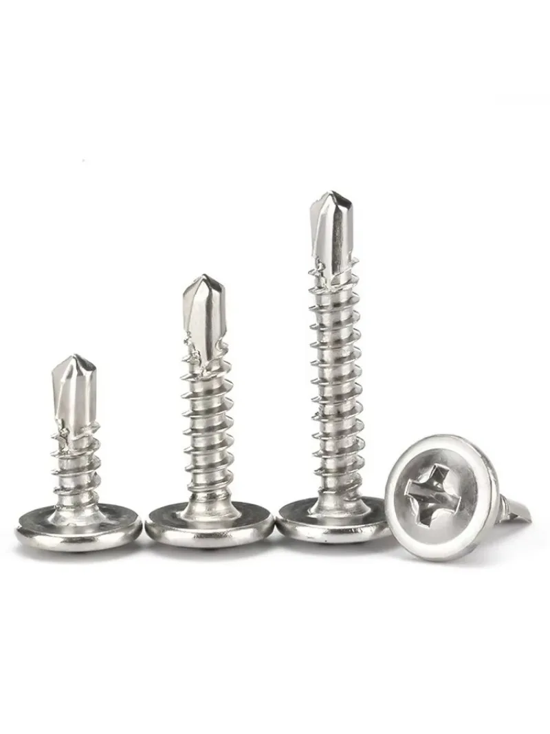 Vite in acciaio inossidabile 410 Vite autoperforante M4.2 M4.8 Vite a testa di traliccio