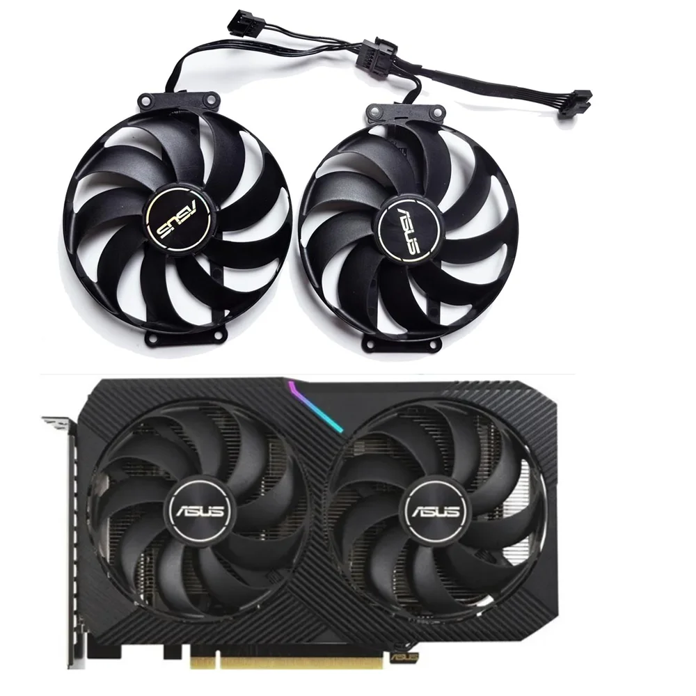 CF9010U12S T 129215 SU RTX 3060TI MINI ventilador de refrigeración, para ASUS RTX 3060TI 、 3060 、 3050 、 RX 6500XT 、 6400 tarjeta gráfica