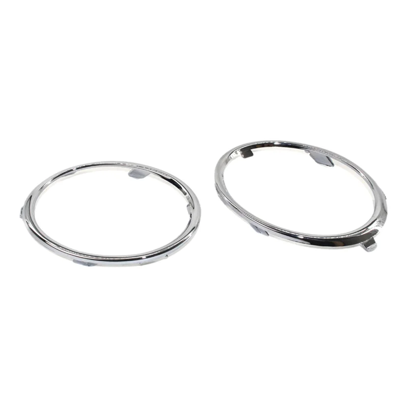 A03Z-Chrome รถด้านหน้าหมอกแหวน Trim สําหรับ A4 B8 2009-2012 อุปกรณ์เสริม