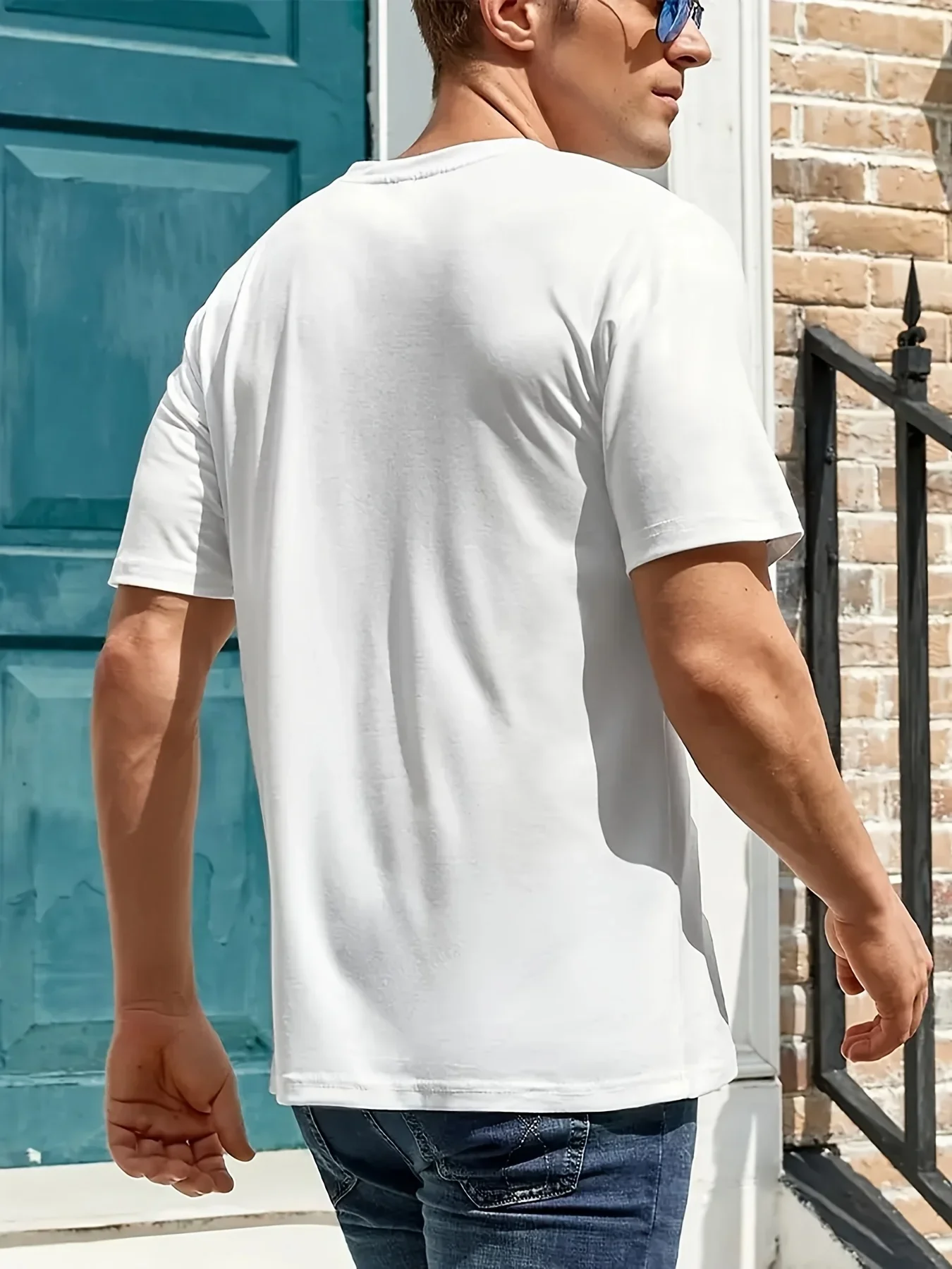 "Disliking Me" Men's Fun Pattern T-Shirt - Casual Sports, Breathable Polyester, Crew Neck, Short Sleeve Summer Top, Geometric