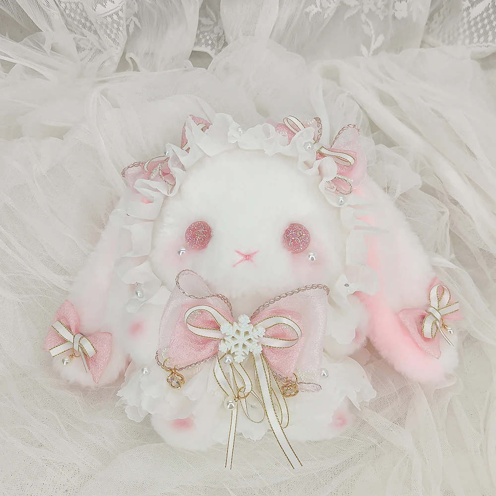 Lop Eared Rabbit Doll Cute Harajuku Handmade Lolita Rabbit Cute Doll