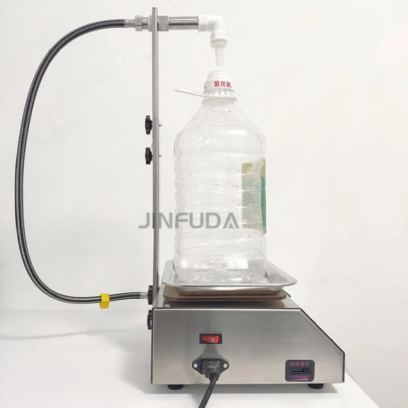 CSY-L17 Equipo de dispensación de aceite comestible líquido cuantitativo automático de gran flujo Máquina llenadora de pesaje en stock