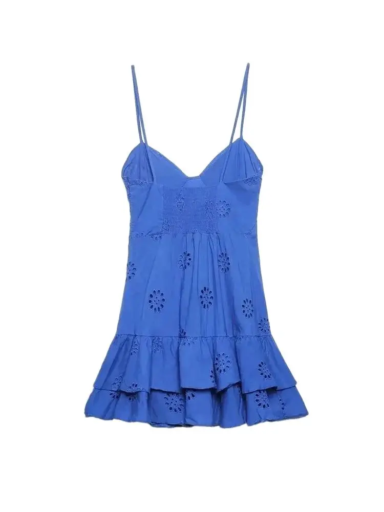 sachin and babi light blue dress Urban Outfitters Embroidered Floral Mini