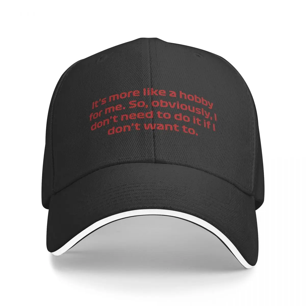 Kimi R?ikk?nen Its more like a hobby for me full quote Baseball Cap cute Luxury Brand Military Tactical Cap Icon Ladies Men's