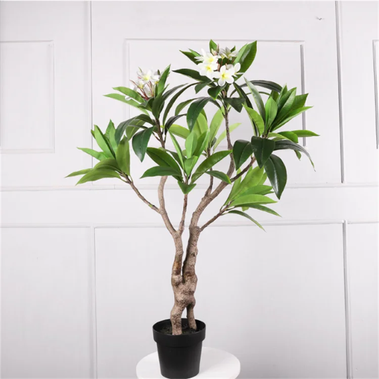 

Artificial Eggflower Tree Home Floor Green Plant Bonsai Decoration Silk Flowers Artificial Plants Party Decoration