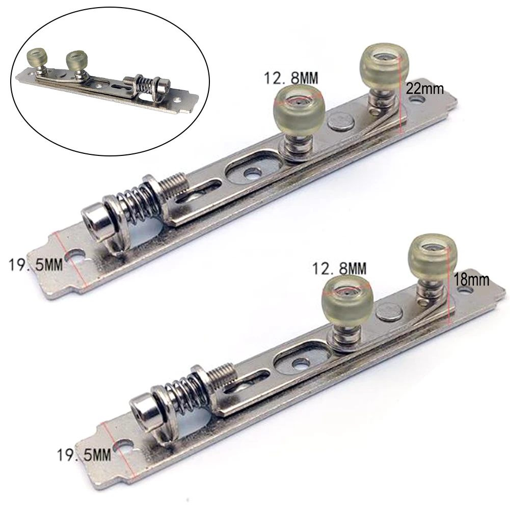 1PC דלת הזזה דלת 1-דרך מיקום גלגל מתכוונן נגד סויי גלגל העליון נושא דלת חלול נגד חומרה דלת גלגל