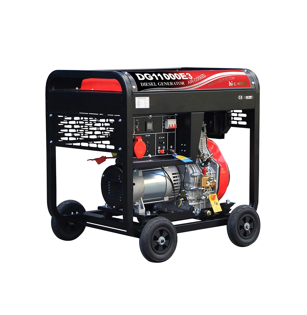 Open type portable 8kw 198 dies el generator electric