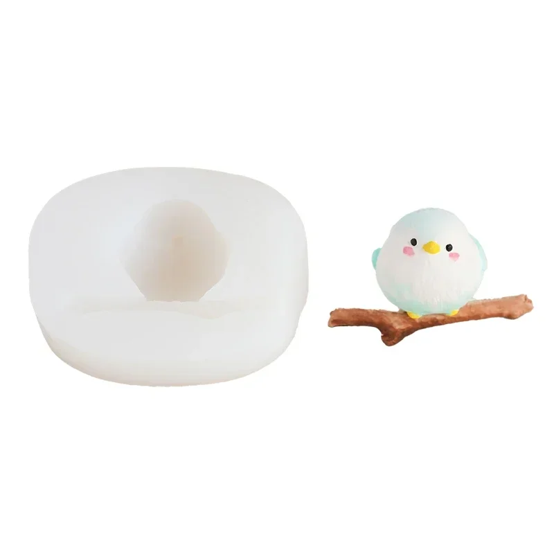 VERIDIAN 3d Tits Bird Silicone Molds Fondant Cake Chocolate Mould Plaster Resin Molds Baking Tools Cake Decoration Accessories