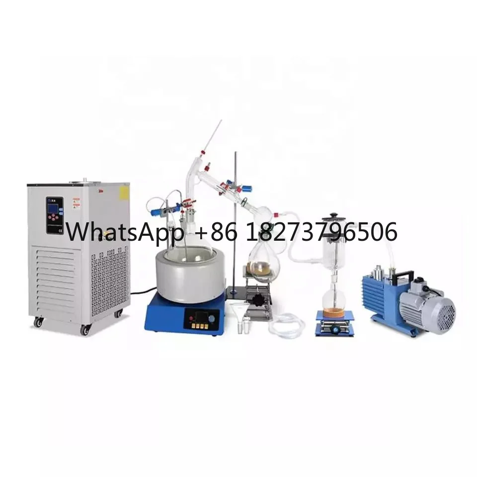 Short Path Distillation Kits 5l met Reflux Design Kleine continue distilleerder