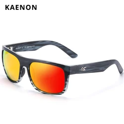 Kaenon XL 남성용 대형 직사각형 편광 선글라스 야외 낚시 선글라스용으로 제작된 유연한 TR90 소재
