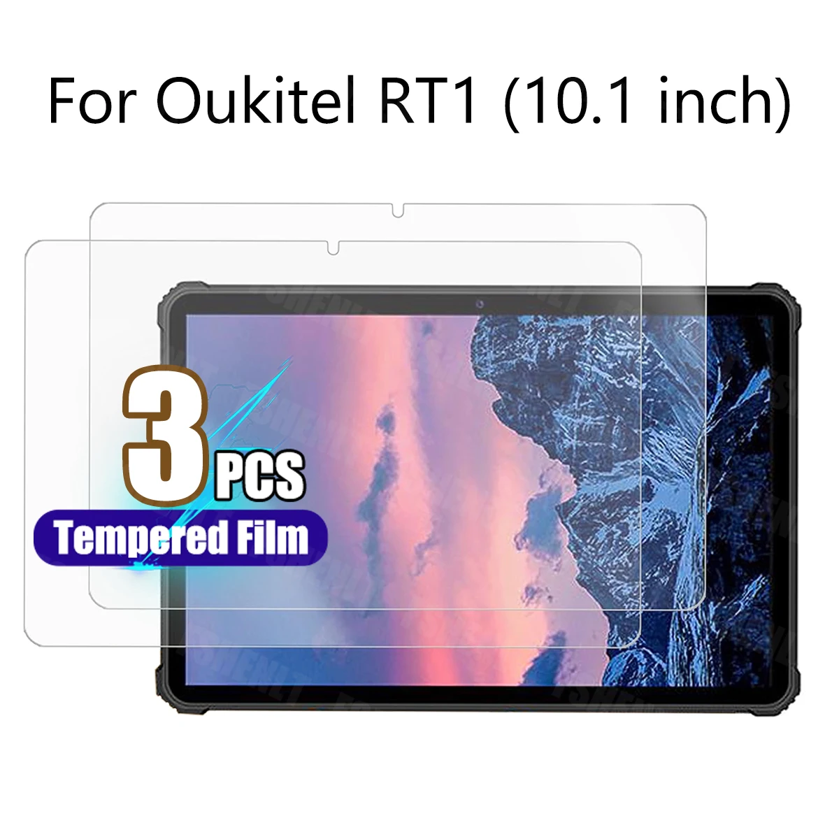 

Screen Protector Compatible with Oukitel RT1 (10.1 inch) 2021 Released 9H Hardness Anti-Scratch HD High Quality Tempered Glass