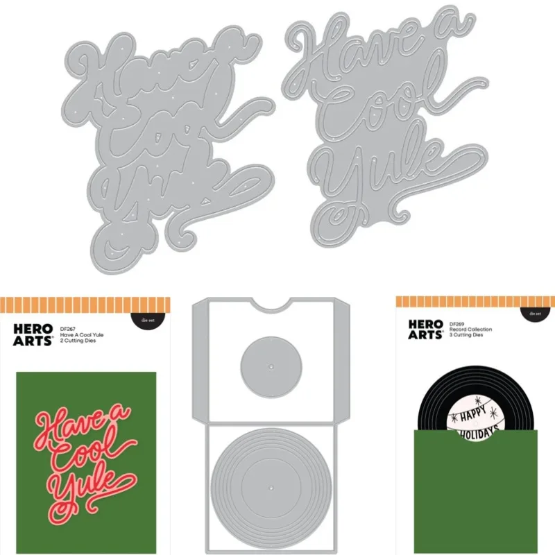 Twinkle Toes Record Collection Metal Cutting Dies and Stamp DIY Scrap Booking Card Stencil Paper Cards Handmade Album Stamp Die