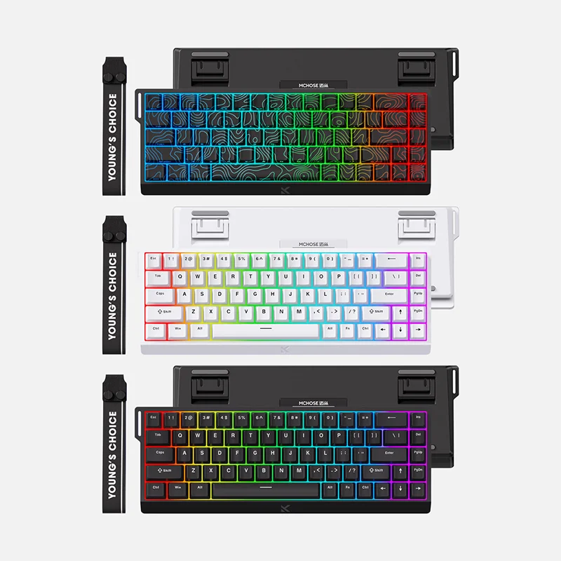 MCHOSE Ace 68 Hall Effect Magnetische Schakelaar Gaming Toetsenbord Topografische Keycaps Aangepaste TTC Uranus Magnetische Schakelaar eSports - afbeelding 2