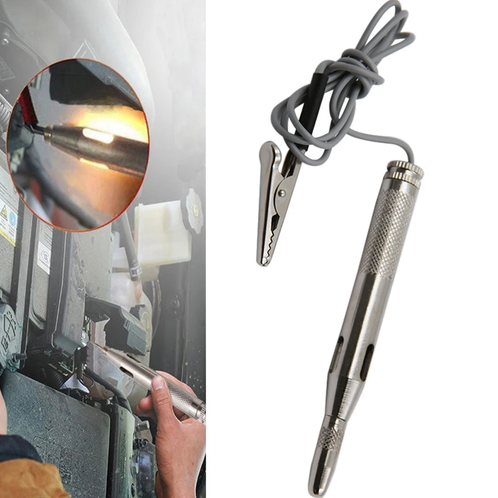 HOT SALE DC 6-24V Auto Car Light Circuit Tester Lamp Voltage Test Pen Detector Probe For Auto Truck Motorcycle Testing Tools