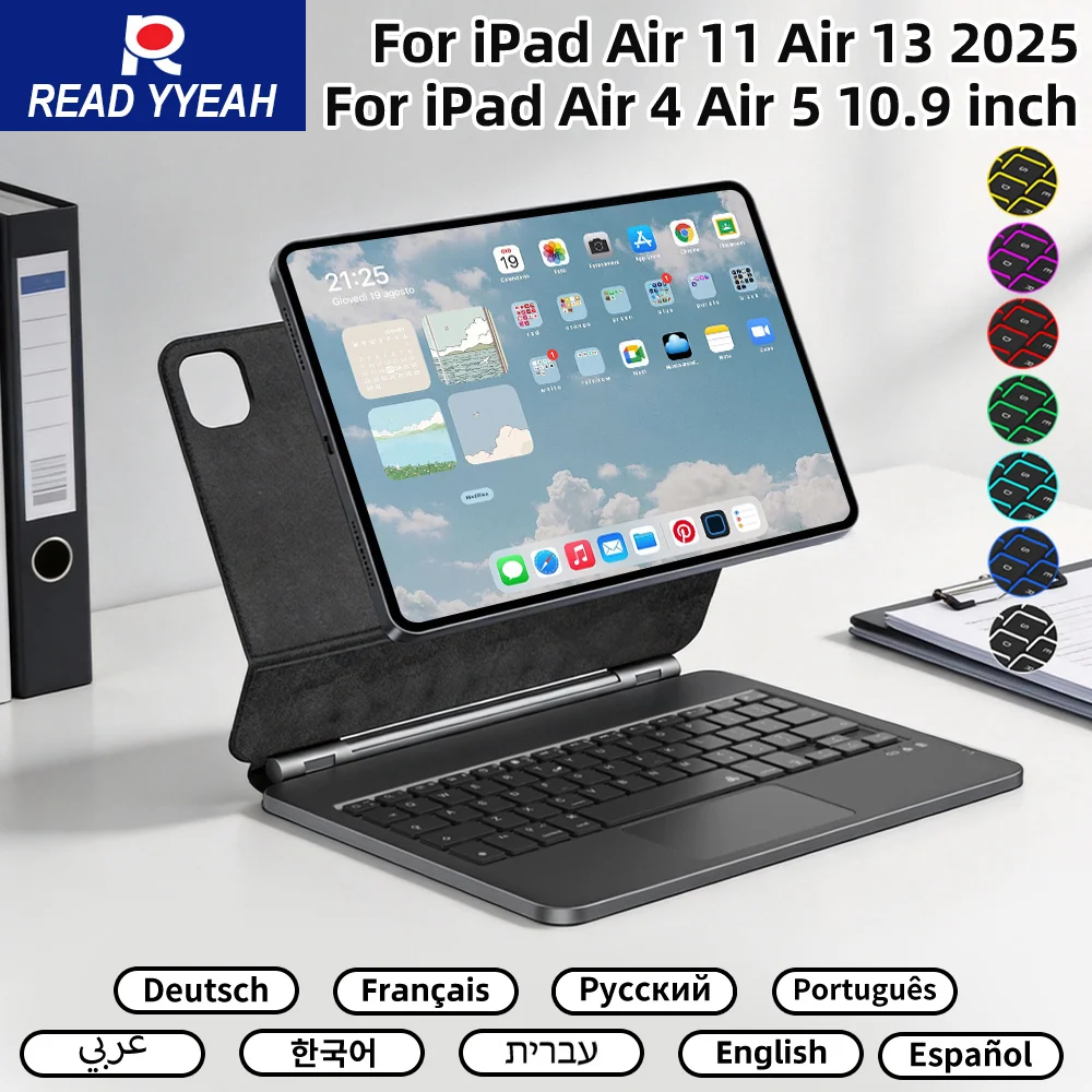 teclado-inalambrico-magnetico-magico-para-ipad-pro-11-129-air-11-13-m2-funda-inteligente-para-ipad-a16-10ª-11ª-gen-air-6-air-4-5