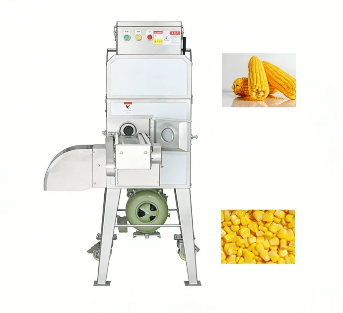 Customizable Portable Corn Thresher Machine Stainless Steel Sweet Corn Kernel Removing Equipment