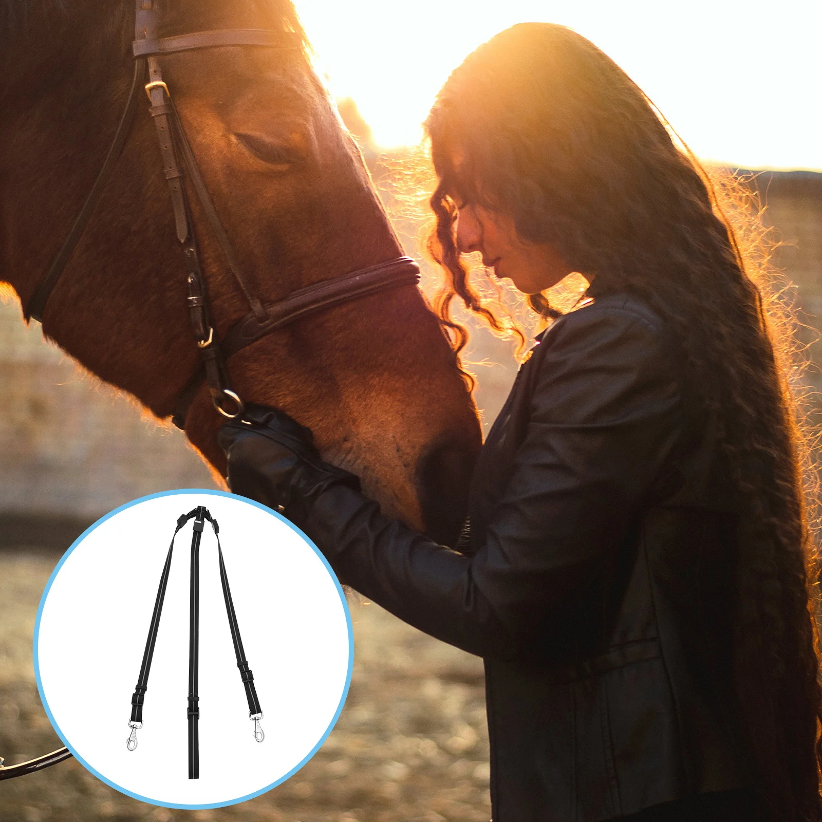 LED الحصان الصدر طوق قابل للتعديل سحب حبل وضوح عالية متوهجة حزام لركوب الخيل التدريب الفروسية الملحقات