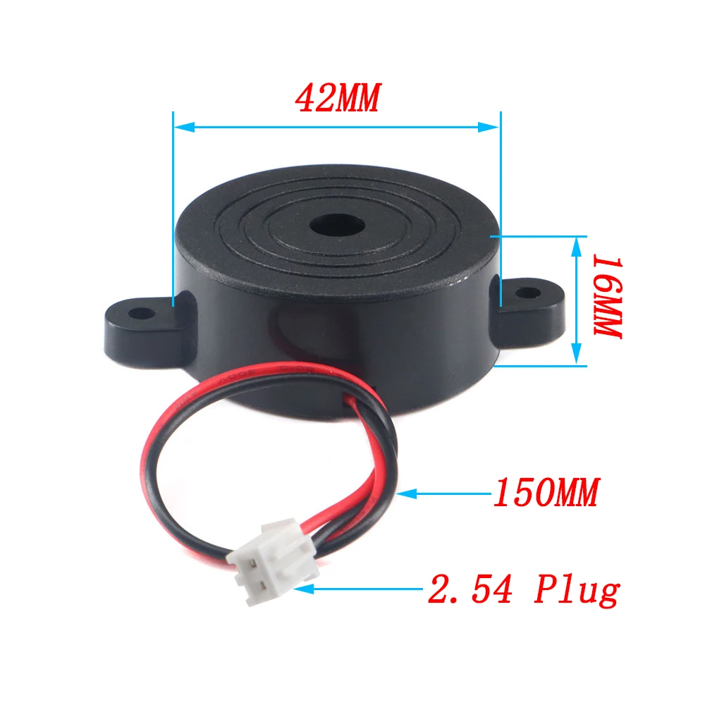 High Decibel Alarm SHD4216 Alarm Horn Active Sounder Buzzer Anti-theft Device With Plug Connector 12V