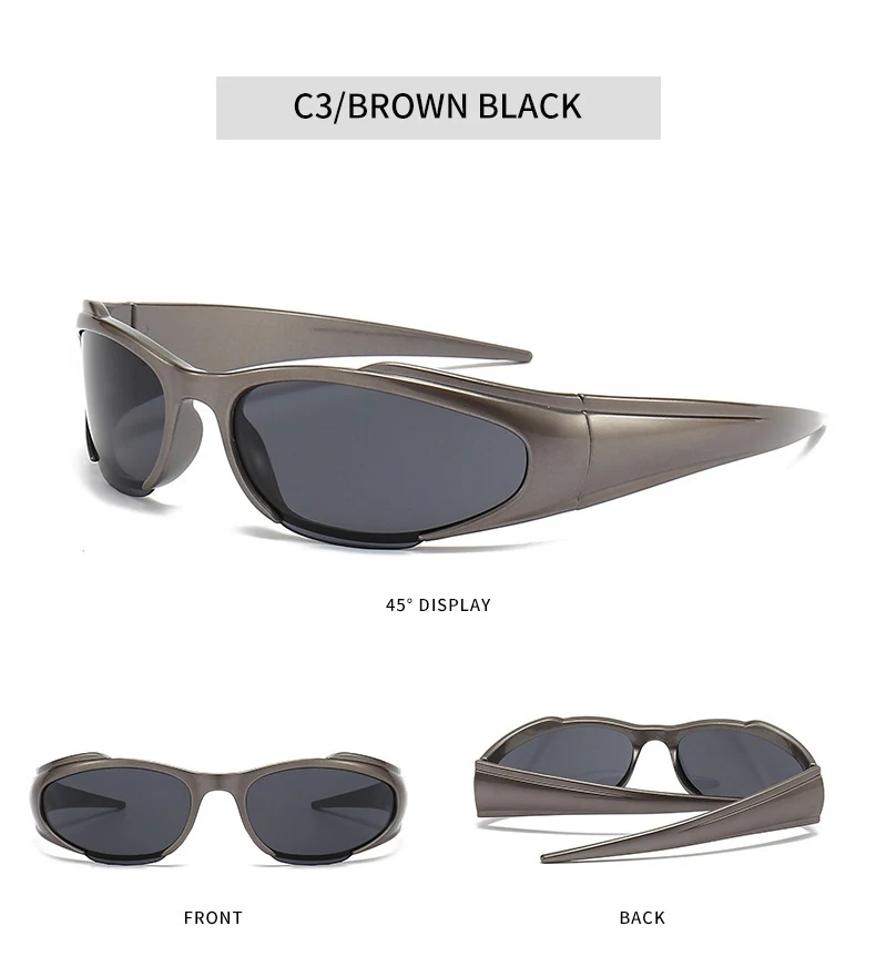 2025, Y2K-Sonnenbrille für Damen und Herren, modisch, Sport, Fahren, Spiegelbrille, Vintage-Sonnenbrille, Designer-Brille, UV400 – Detail 6