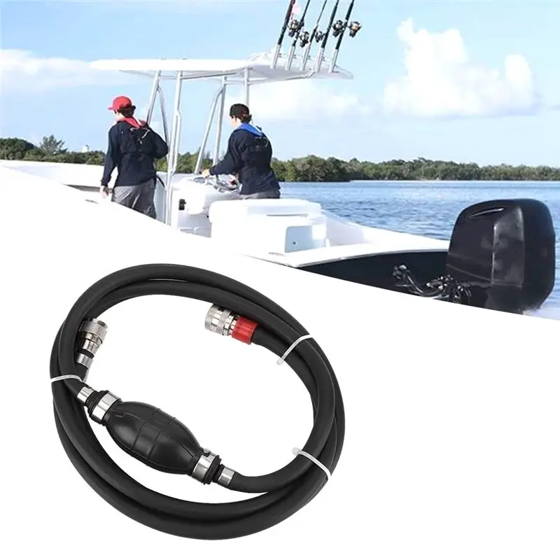 3B7-70200 Fuel Hose Assy With Primer Bulb For Tohatsu Nissan Outboard M NS MD 5 - 90HP 7.93FT 3B7-70200-4 3B7-70200-3