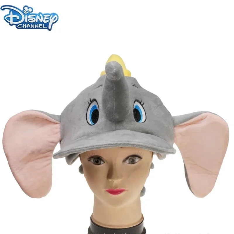 Disney Dumbo Children Snapback Hat Baby Girls and Boys Cartoon Cute Little Elephant Plush Baseball Cap Cotton Sun Hats for Kids