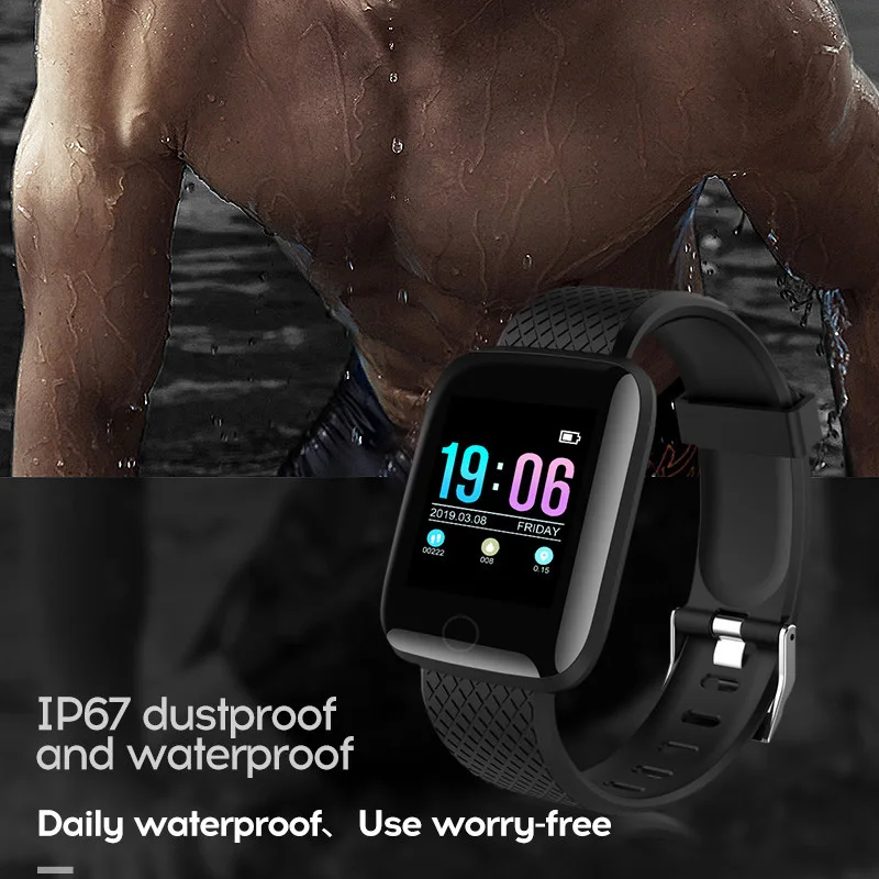 D13 Smart Watch Men Women Blood Pressure Waterproof Ip67 Smartwatch Heart Rate Monitor Fitness Tracker Watch For Android IOS