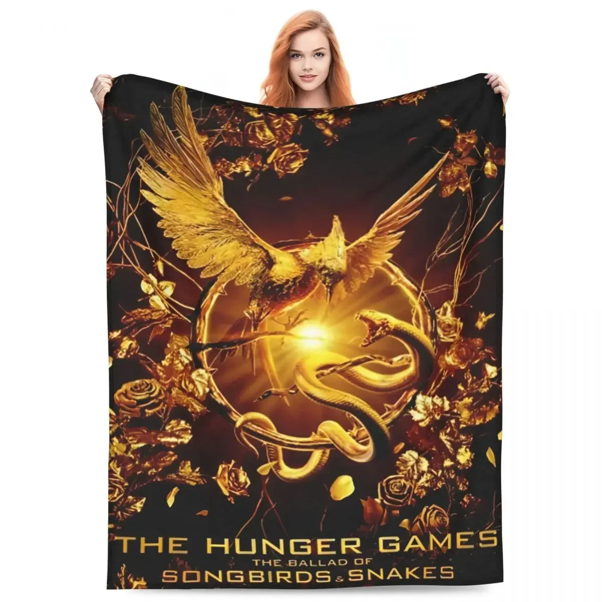 The Hunger Games The Ballad Of Songbirds & Snakes Blanket Fleece Printed Cozy Lightweight Throw Blanket for Sofa Couch Bedspread