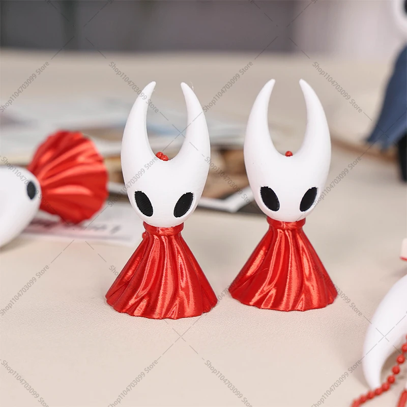 3d impresso oco cavaleiro figuras hornet chaveiros bonito anime figura boneca mochila pingente presentes de aniversário