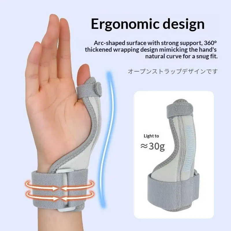 Trigger Thumb Support Brace Splint For Tenosynovitis Arthritis Fits Men Women Left Right Hands