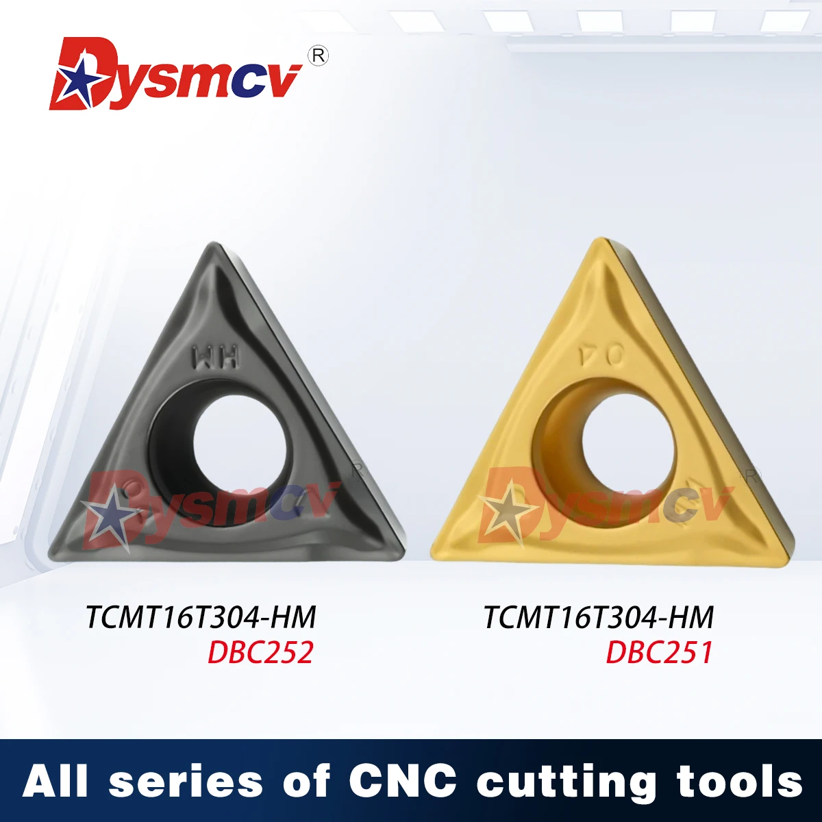 

TCMT090204 TCMT110204 TCMT16T308 TCMT090208 HM DBC251 DBC252 Токарный диск с ЧПУ Высококачественные режущие пластины для токарных станков Токарный резак